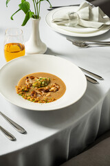 Porridge with mushrooms