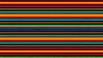 Obraz premium Retro Color Stripe Seamless Pattern
