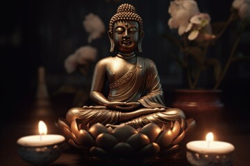  Spiritual Buddha Decor for a Peaceful and Serene Atmosphere - Generative AI	