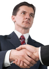 Business people shaking hands
