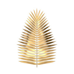 Golden Palm Leaf On Transparent Background With Crisp White Border - High-Quality Stock Photo For Exotic And Tropical Themes Monstera Gold Silver Metal PNG
