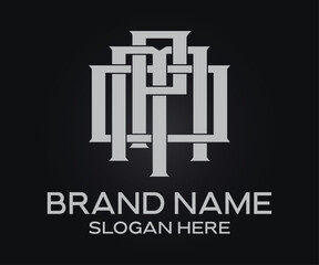 modern minimalist letter brand identity