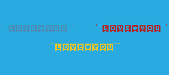 Fototapeta premium concept of love, hearts, holiday, vector illustration