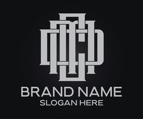 modern minimalist letter brand identity