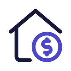 house value line color icon