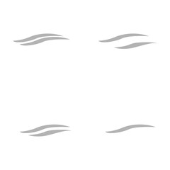 waves icon on a white background, vector illustration