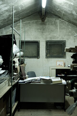 Atelier, papier, machine d'impression, imprimerie