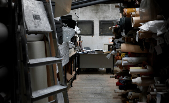 Atelier, papier, machine d'impression, imprimerie