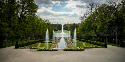 view on the beautiful park of Sceaux