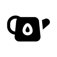 watering can glyph icon