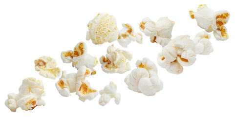 Flying popcorn cut out