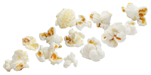 Flying popcorn cut out