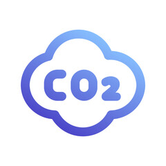 co2 gradient icon