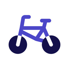 bicycle duotone icon