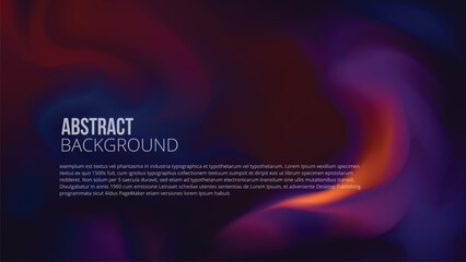 Abstract background with combination of purple, orange, red and black colour