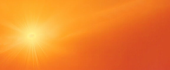 Radiant sunshine in a summery natural abstract backdrop with a gleaming sun. Generative AI