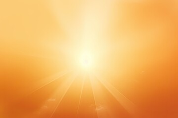 Radiant sunshine in a summery natural abstract backdrop with a gleaming sun. Generative AI