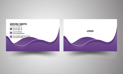 Stylish And Modern Professional  business card template