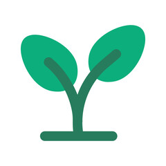 sprout flat icon