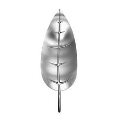 Stunning Silver Leaf On Transparent Background  - Captivating Nature's Art In High-Quality Stock Photos Monstera PlanT Metal