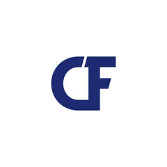 Letters CF Logo Design 011
