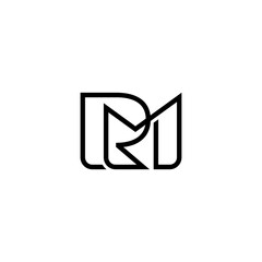 Letters RM Logo Design 011