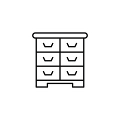 Draws icon design with white background stock illustration