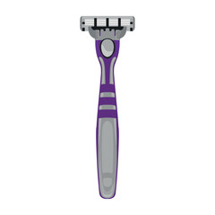 Fototapeta premium Modern razor on white background