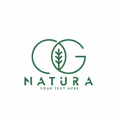 Natura eco-friendly sustainable business company logo green color and white background designs © salmangraphics