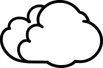 cloud icon vector symbol design illustration