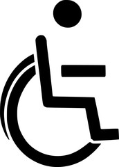 disability icon vector symbol design illustration