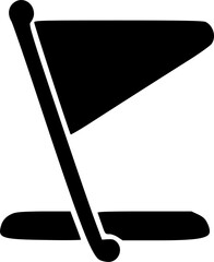 golf flag icon vector symbol design illustration