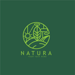 Nature eco-friendly sustainable business company logo designs