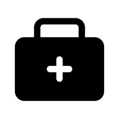 first aid kit glyph icon