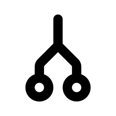 scissors glyph icon