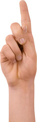 Human hands are holding or Pointing