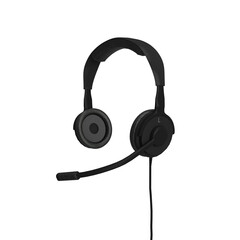 透過PNG オンラインミーティング用ヘッドセット テレビ会議用ヘッドセット ZOOM会議用ヘッドセットヘッドホン ヘッドホンマイク CG 