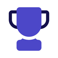 trophy duotone icon