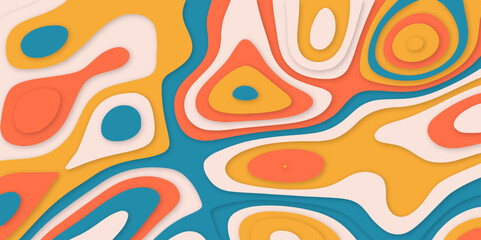 High resolution illustration of a designed cellular apparat background pattern. Wallpaper of an illustrative organism map with blue, violet and red colours. 