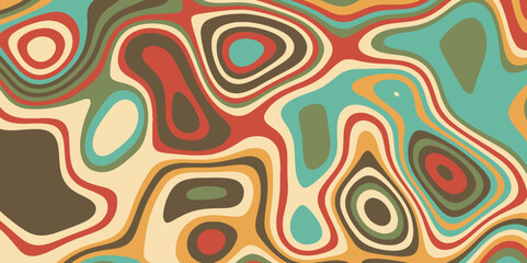 Abstract background with a colorful topography design Paper cut. Trendy craft style. 