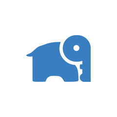 blue elephant icon