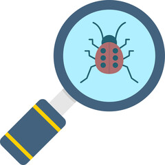 Fototapeta premium Search Virus Icon