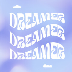 Y2k social media post templates dreamer holography background vector 10 eps