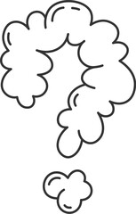 Comic Question Mark