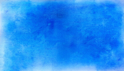 Blue color watercolor texture background - Generative Ai
