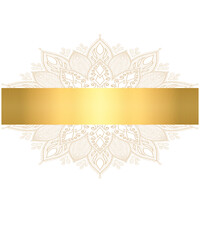 Banner Gold Luxury With Flower Undangan Emas Vector and PNG