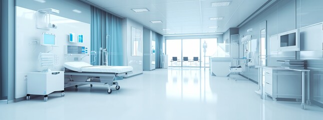 hospital corridor in hospital
