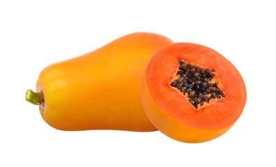 papaya on transparent png