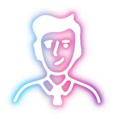 Set of business neon