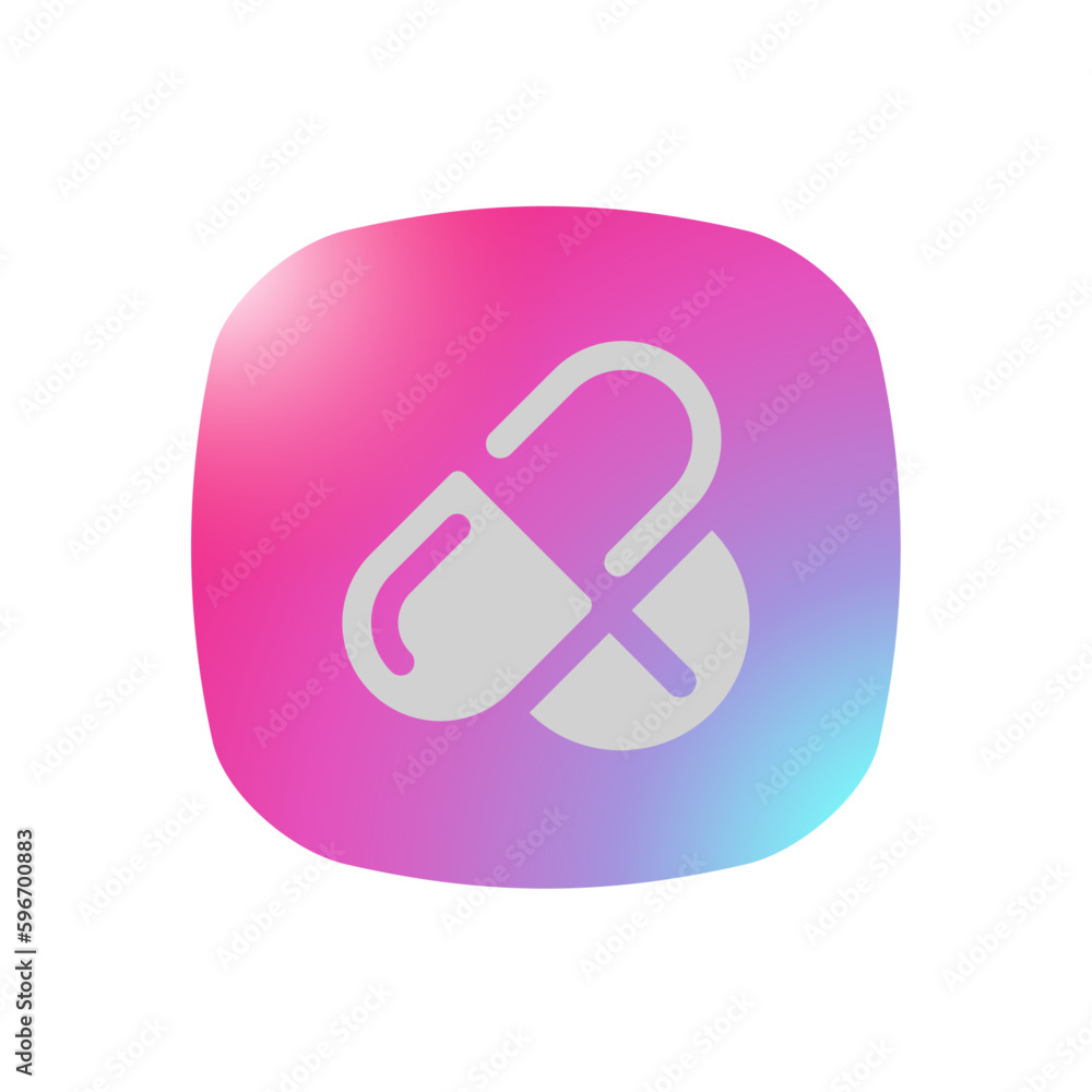 Poster pill - pictogram (icon)